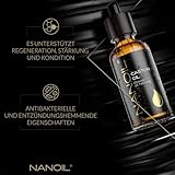 Nanoil kaltgepresstes & ungeröstetes Bio-Rizinusöl